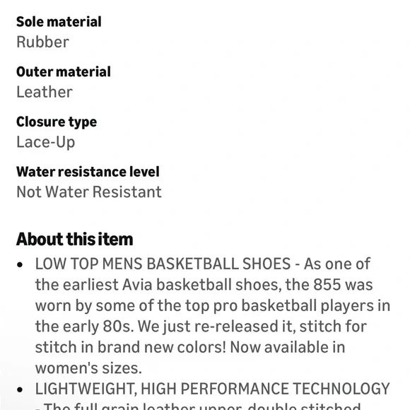 Avia Classic White Sneakers - Picture 6 of 7